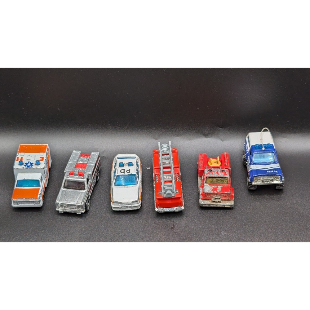 Hot Wheels & Matchbox Lot of 6 Modern & Vintage Die-cast Cars (1970s To 2009)